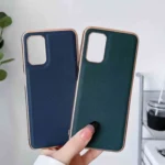 Genuine Leather Luolai Series Nano Electroplating Phone Case, For Samsung Galaxy A73 5G, For Samsung Galaxy S22 Ultra 5G - Image 4