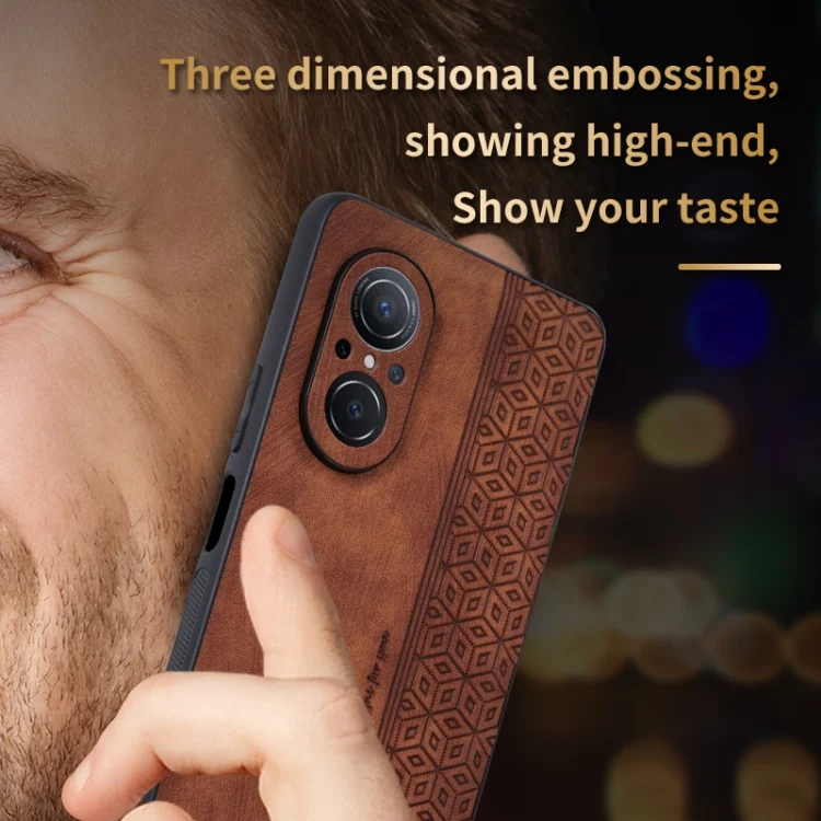 EDA003760908_B4.webp AZNS 3D Embossed Skin Feel Phone Case, For Huawei nova 9 SE / Honor 50 SE, For Huawei nova 10, For Huawei nova 10 Pro, For Honor 50 Pro / Huawei nova 9 Pro - Image 5