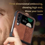 AZNS 3D Embossed Skin Feel Phone Case, For Samsung Galaxy Z Flip4 5G, For Samsung Galaxy Z Fold4 5G, For Samsung Galaxy Z Fold3 5G, For iPhone SE 2022 / SE 2020 / 8 / 7 - Image 5