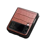 QIALINO Crocodile Pattern Genuine Leather Phone Case, For Samsung Galaxy Z Flip4, For Samsung Galaxy Z Fold3 5G/W22 5G, For Samsung Galaxy S22 5G, For Samsung Galaxy S22+ 5G... - Image 8
