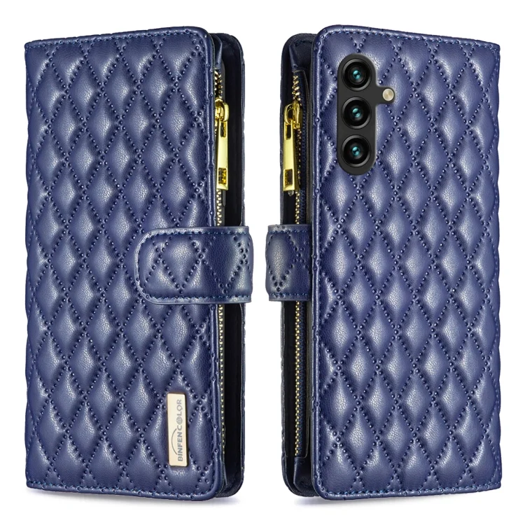 Diamond Lattice Zipper Wallet Leather Flip Phone Case, For Samsung Galaxy A14 5G, For Samsung Galaxy S23+ 5G, For Samsung Galaxy S23 Ultra 5G