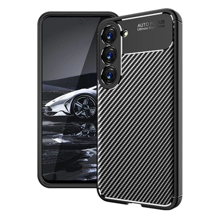Carbon Fiber Texture Shockproof TPU Phone Case, For Samsung Galaxy S23 5G, For Samsung Galaxy S23+ 5G, For Samsung Galaxy S23 Ultra 5G, For Samsung Galaxy A14 5G