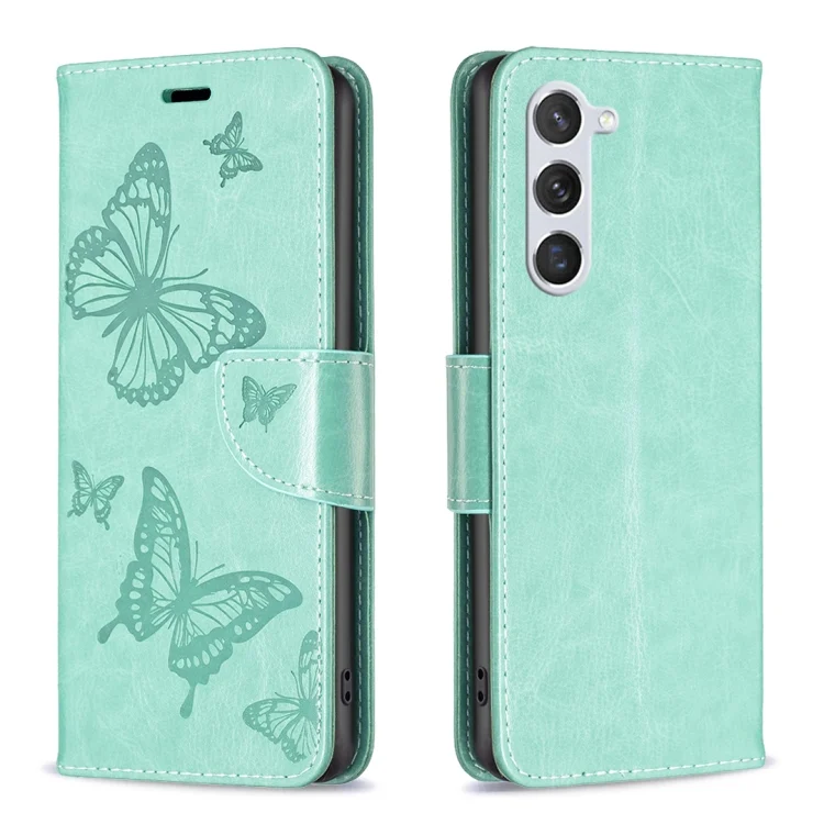 Embossing Two Butterflies Pattern Leather Case, For Samsung Galaxy S23 5, For Xiaomi 12T / 12T Pro / Redmi K50 Ultra