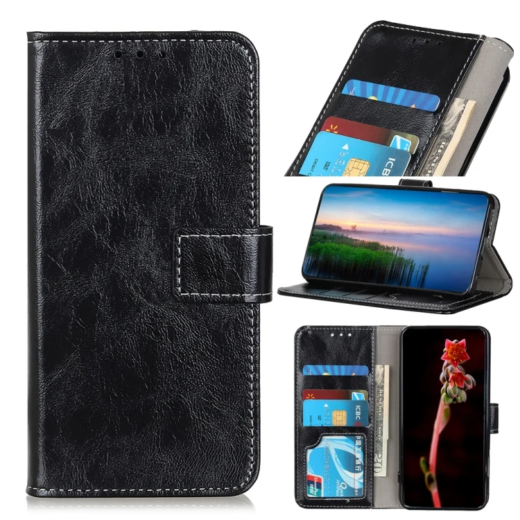 Retro Crazy Horse Texture Horizontal Flip Leather Phone Case, For Samsung Galaxy A14 5G, For Samsung Galaxy S23 5G, For Samsung Galaxy S23+ 5G, For Samsung Galaxy S23 Ultra 5G