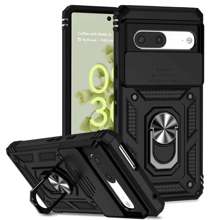 Sliding Camshield Holder Phone Case, For Google Pixel 7 5G, For Google Pixel 7 Pro 5G
