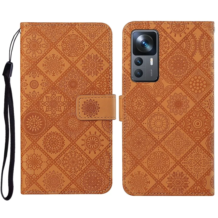 Ethnic Style Embossed Pattern Leather Phone Case, For Xiaomi 12T / 12T Pro / Redmi K50 Ultra