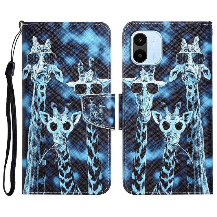 Colored Drawing Leather Phone Case, For Xiaomi Redmi A1