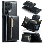 DG.MING M3 Series Glitter Powder Card Bag Leather Case, For Samsung Galaxy S22 Ultra 5G, For iPhone 14 Pro Max