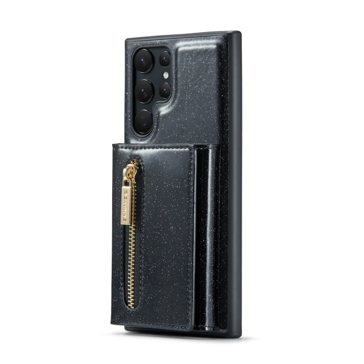 EDA003976202A_1.webp DG.MING M3 Series Glitter Powder Card Bag Leather Case, For Samsung Galaxy S22 Ultra 5G, For iPhone 14 Pro Max - Image 2