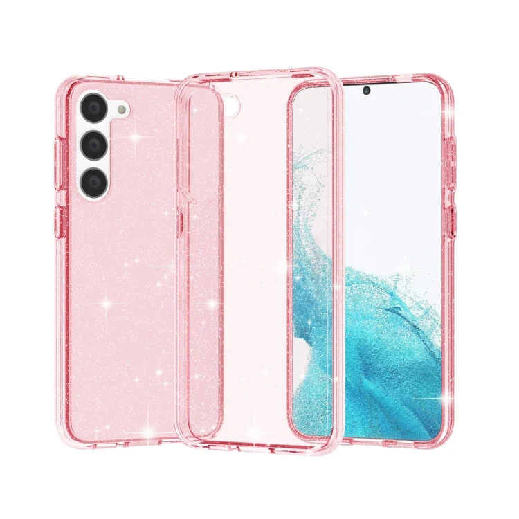 Shockproof Terminator Style Glitter Powder Phone Case, For Samsung Galaxy S23 5G, For Samsung Galaxy S23+ 5G, For Samsung Galaxy S23 Ultra 5G
