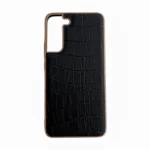 Crocodile Texture Genuine Leather Electroplating Phone Case, For Samsung Galaxy S22 5G, For Samsung Galaxy S22+ 5G, For Samsung Galaxy S21 5G, For Samsung Galaxy S21+ 5G, For Samsung Galaxy S21 FE 5G