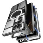 Lens Protector MagSafe Double Sided Magnetic Phone Case, For Samsung Galaxy S22 Ultra 5G
