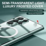 Lens Protector MagSafe Double Sided Magnetic Phone Case, For Samsung Galaxy S22 Ultra 5G - Image 5