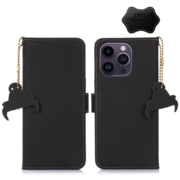 Genuine Leather Magnetic RFID Leather Phone Case, For iPhone 14 Pro, For iPhone 14, For Google Pixel 7 Pro, For Google Pixel 7, For Samsung Galaxy A54 5G