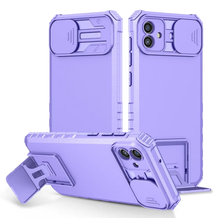 Stereoscopic Holder Sliding Camshield Phone Case, For Samsung Galaxy A04 4G, For Samsung Galaxy S23 5G