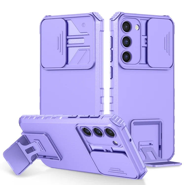 Stereoscopic Holder Sliding Camshield Phone Case, For Samsung Galaxy S23+ 5G, For Samsung Galaxy S23 Ultra 5G