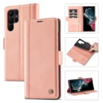 LC.IMEEKE PU + TPU Skin-friendly Feeling Leather Phone Case, For Samsung Galaxy S23 Ultra 5G
