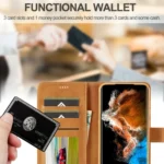 LC.IMEEKE Calf Texture Horizontal Flip Leather Phone Case, For Samsung Galaxy S23 5G, For Samsung Galaxy S23+ 5G, For Samsung Galaxy S23 Ultra 5G - Image 6