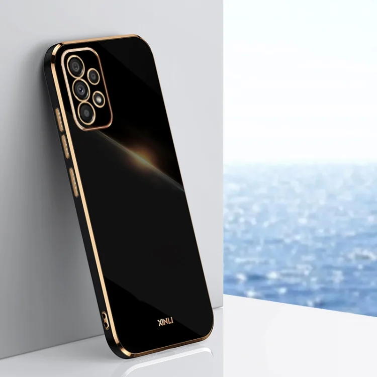 XINLI Straight Edge 6D Electroplate TPU Phone Case, For Samsung Galaxy A33 5G, For Samsung Galaxy A32 5G