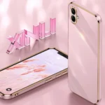 XINLI Straight Edge 6D Electroplate TPU Phone Case, For Samsung Galaxy A04 4G, For Samsung Galaxy A03 - Image 5