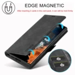 LC.IMEEKE Strong Magnetism Microfiber Leather Phone Case, For Samsung Galaxy S23 Ultra 5G - Image 6