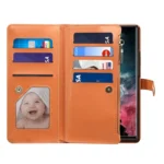 ESEBLE Star Series Lanyard Zipper Wallet RFID Leather Case, For Samsung Galaxy S23 Ultra 5G - Image 4