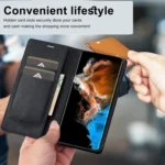 LC.IMEEKE RFID Anti-theft Leather Phone Case, For Samsung Galaxy S23 5G, For Samsung Galaxy S23+ 5G, For Samsung Galaxy S23 Ultra 5G - Image 4