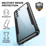 iPAKY Thunder Series Aluminum Frame + TPU Bumper + Clear PC Shockproof Phone Case, For Samsung Galaxy S23 5G, For Samsung Galaxy S22 5G, For Samsung Galaxy S22+ 5G, For Samsung Galaxy S23+ 5G - Image 3