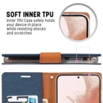 GOOSPERY CANVAS DIARY Fabric Texture Flip Leather Phone Case, For Samsung Galaxy S23 5G, For Samsung Galaxy S23+ 5G, For Samsung Galaxy S23 Ultra 5G - Image 4