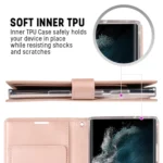 GOOSPERY RICH DIARY Crazy Horse Texture Leather Phone Case, For Samsung Galaxy S23 Ultra 5G - Image 2