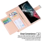 GOOSPERY RICH DIARY Crazy Horse Texture Leather Phone Case, For Samsung Galaxy S23 Ultra 5G - Image 3