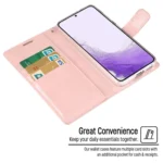 GOOSPERY BLUE MOON Crazy Horse Texture Leather Phone Case, For Samsung Galaxy S23 5G, For Samsung Galaxy S23 Ultra 5G - Image 3