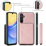 JEEHOOD Magnetic Zipper Horizontal Flip Leather Phone Case, For Samsung Galaxy A15 5G, For Samsung Galaxy A55 5G, For Samsung Galaxy A35 5G, For Samsung Galaxy S24 Ultra 5G - Image 2
