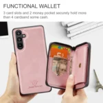 JEEHOOD Magnetic Zipper Horizontal Flip Leather Phone Case, For Samsung Galaxy A15 5G, For Samsung Galaxy A55 5G, For Samsung Galaxy A35 5G, For Samsung Galaxy S24 Ultra 5G - Image 6