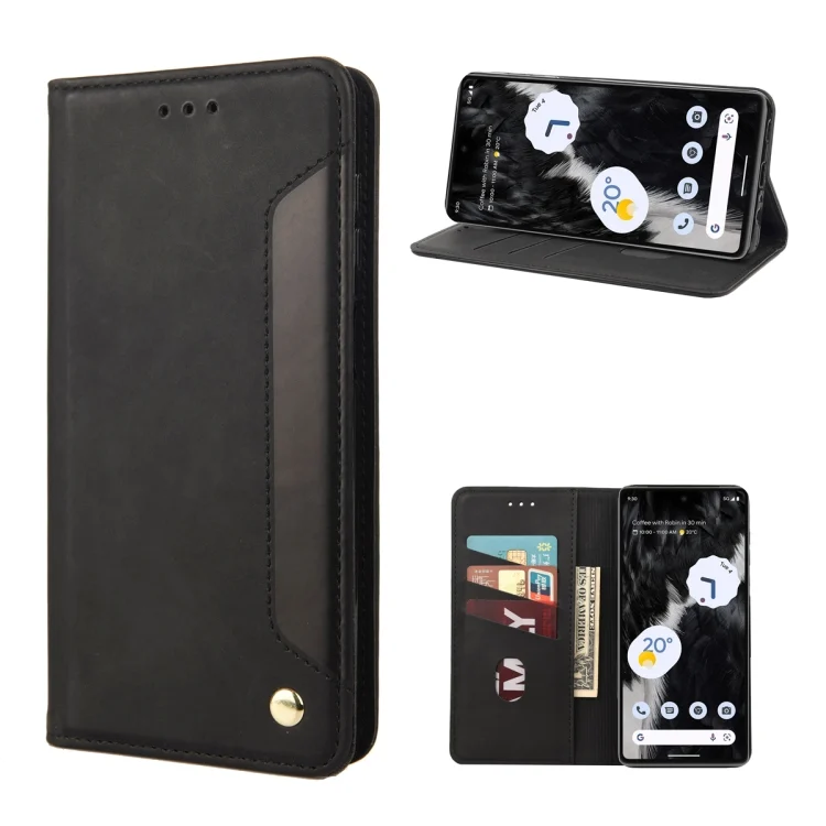 Skin Feel Splicing Leather Phone Case, For Google Pixel 7a, For Samsung Galaxy S23 5G, For Samsung Galaxy S23+ 5G