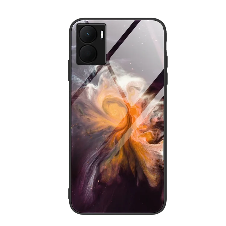 Marble Pattern Glass Phone Case, For Honor Play 40 Plus, For Samsung Galaxy A04