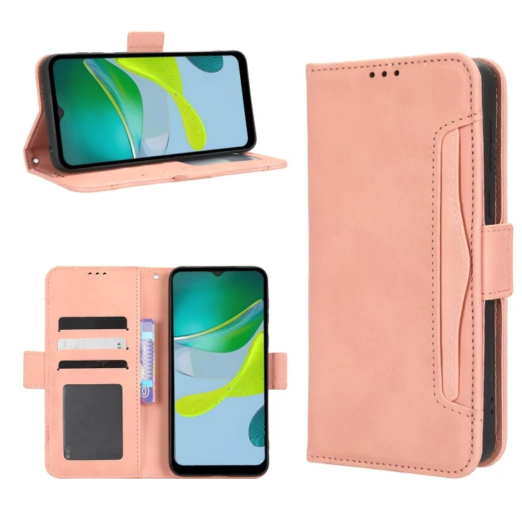 Skin Feel Calf Texture Card Slots Leather Phone Case, For Motorola Moto E13 4G, For Motorola Moto X40 Pro, For Realme 10 Pro+, For Realme C30 / C30s Foreign