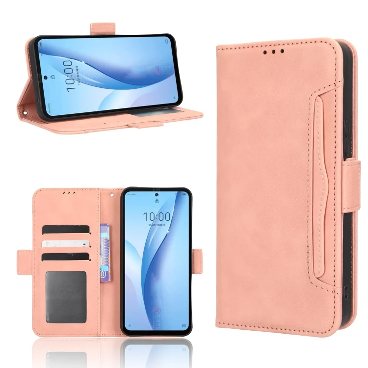 Skin Feel Calf Texture Card Slots Leather Phone Case, For ZTE Libero 5G III, For ZTE nubia Red Magic 8 Pro / 8 Pro+, For ZTE nubia Z50