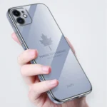 9D Plating Maple Leaf Silicone Phone Case with Strap, For Samsung Galaxy S23 5G, For Samsung Galaxy S23+ 5G, For Samsung Galaxy S23 Ultra 5G, For Samsung Galaxy S22 5G - Image 5