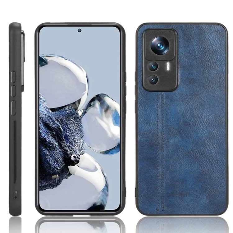 Sewing Cow Pattern Skin PC + PU + TPU Phone Case, For Xiaomi 12T Pro, For Xiaomi 12T/Redmi K50 Ultra, For Xiaomi Poco C55/Redmi 12C/Redmi 11A 4G, For Xiaomi Poco X5 5G/Redmi Note 12 5G...