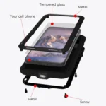 LOVE MEI Metal Shockproof Life Waterproof Dustproof Phone Case, For Samsung Galaxy S23 5G, For Samsung Galaxy S23+ 5G, For Samsung Galaxy S23 Ultra 5G - Image 6