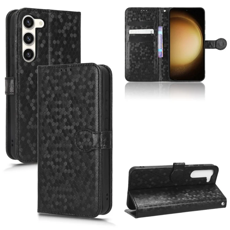 Honeycomb Dot Texture Leather Phone Case, For Samsung Galaxy S23 5G, For Samsung Galaxy S23+ 5G, For Samsung Galaxy S23 Ultra 5G, For Samsung Galaxy A54 5G