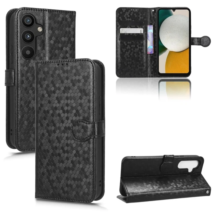Honeycomb Dot Texture Leather Phone Case, For Samsung Galaxy A34 5G, For Samsung Galaxy A14 5G, For Samsung Galaxy A14 4G, For Samsung Galaxy A04e