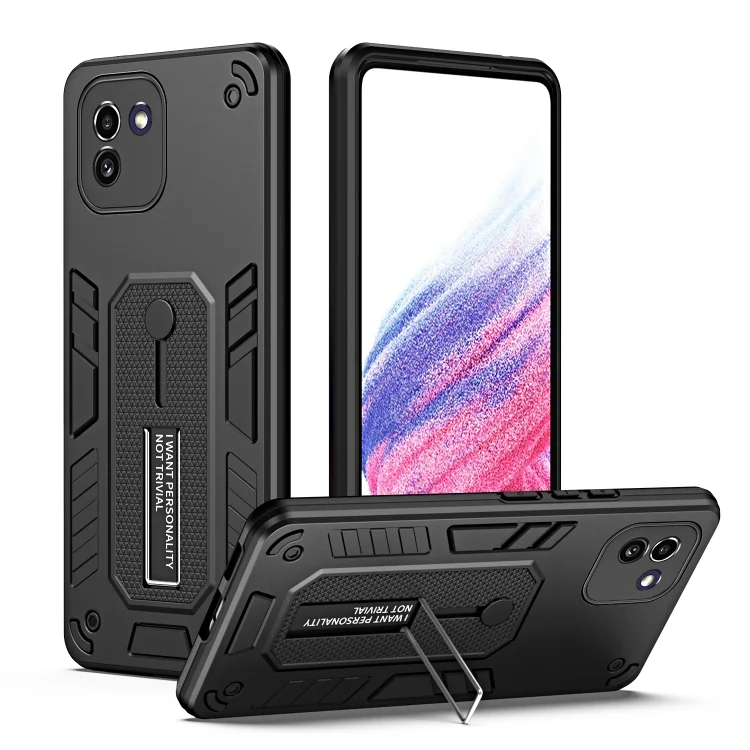 Variety Brave Armor Finger Loop Holder Phone Case, For Samsung Galaxy A03 164mm, For Samsung Galaxy M54 5G, For Samsung Galaxy A03 Core, For Samsung Galaxy A04 4G, For Samsung Galaxy A13 4G...