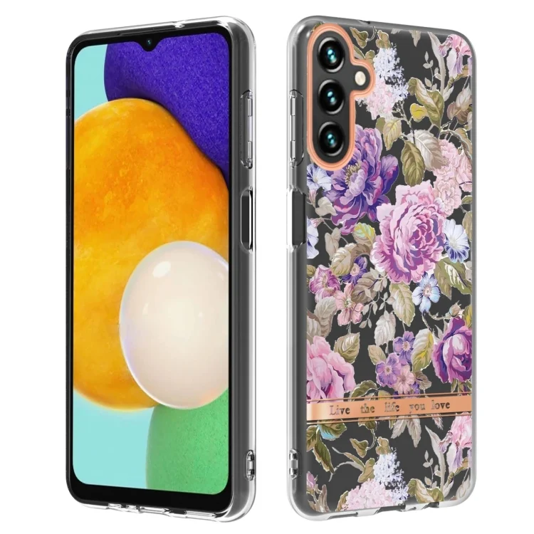 Flowers and Plants Series IMD TPU Phone Case, For Samsung Galaxy A34 5G, For Samsung Galaxy S23 FE 5G, For Samsung Galaxy S24 Ultra 5G