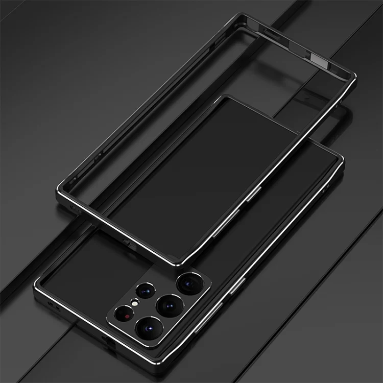 Aurora Series Lens Protector + Metal Frame Phone Case, For Samsung Galaxy S23 Ultra 5G