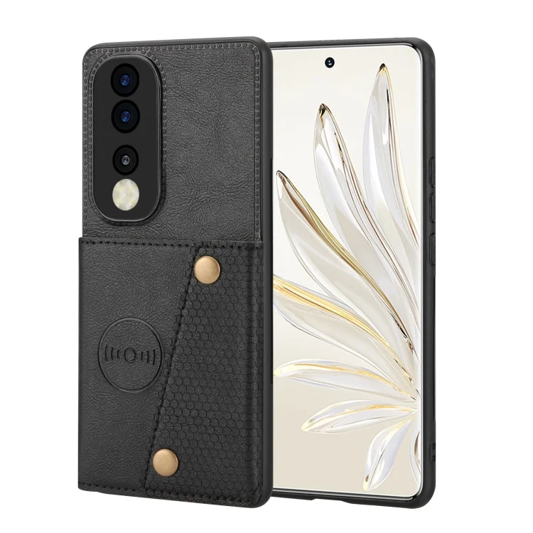 Double Buckle Magnetic Phone Case, For Honor 80, For Honor 80 Pro