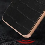 Crocodile Texture Genuine Leather Electroplating Phone Case, For Samsung Galaxy S23 5G, For Samsung Galaxy S23+ 5G - Image 3