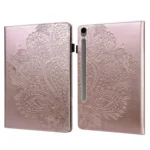 Peacock Embossed Pattern Leather Tablet Case, For Samsung Galaxy Tab S10 FE+, For Samsung Galaxy Tab S10+ / S9+, For Samsung Galaxy Tab S9 / S9 FE, For Samsung Galaxy Tab A9+