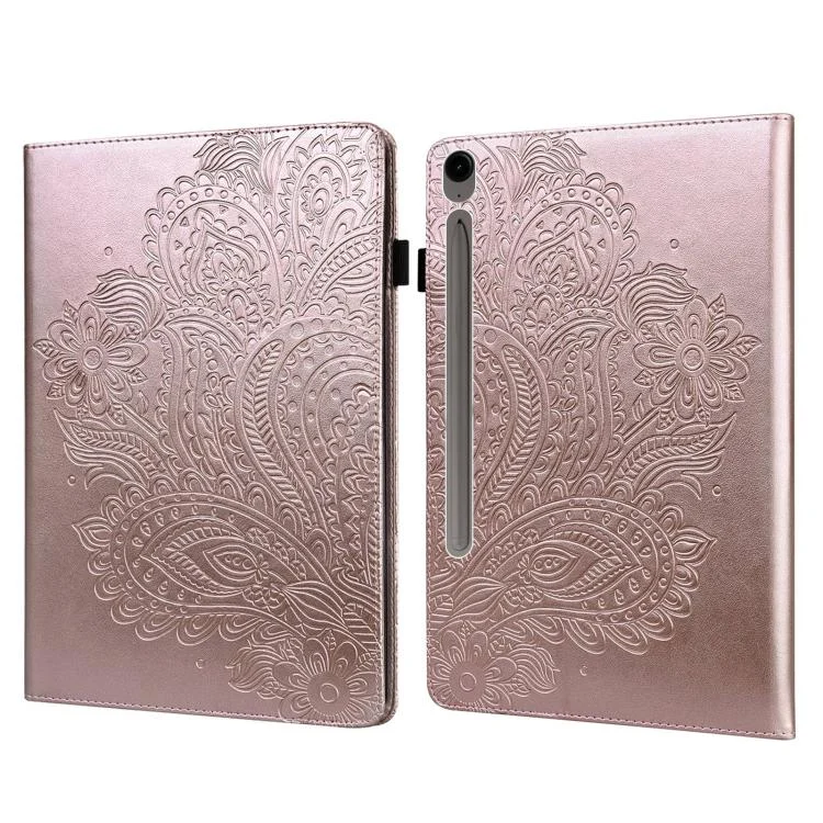 Peacock Embossed Pattern Leather Tablet Case, For Samsung Galaxy Tab S10 FE+, For Samsung Galaxy Tab S10+ / S9+, For Samsung Galaxy Tab S9 / S9 FE, For Samsung Galaxy Tab A9+